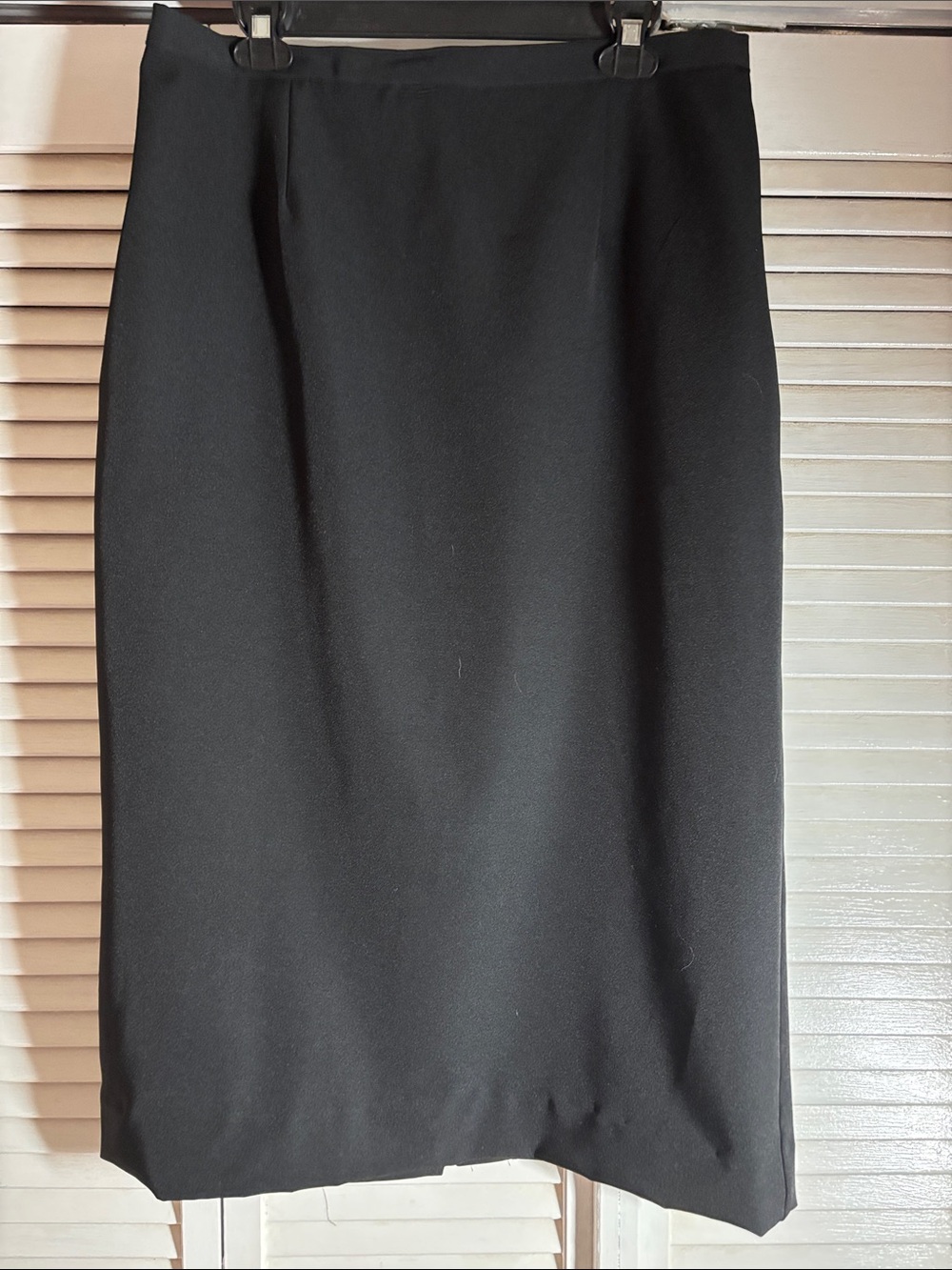 Classic Black Pencil Skirt